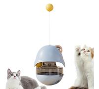 Cat Feeder Toy, Kitten Snacks Temptation Ball, Cat Interactive Toys Kitten Toy Food Dispenser Fun Ball Cat Slow Food Dispensing Feeder with Catnip Balls for Indoor