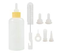Cat Feeding Bottle Set, Animal Nursing Bottle Kit, Pet Milk Dispenser, Silicone Nipple Feeder Kit, Bottle for Baby Puppies, Milk Bottle Tool for Animals, Kitten Food when Travelling
