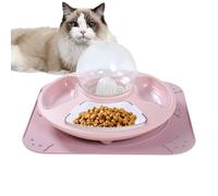 Cat Feeding Bowls, Multifunctional Kitten Dishes for Food and Water, Anti-Slip Pet Water Dish for Mealtime Routine Kitten Owners Living Room Bedroom Office Apartment Patio Garden Balcony Park