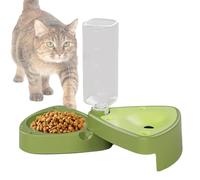Cat Feeding Bowls - with Scale Bottle Foldable Feeder,Detachable Foldable Cat Food and Water Bowl - for Small Medium Large Breeds Kitten Indoor Eating Treat Cage Floor