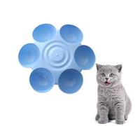 Cat Feeding Flower Bowl - Divided Pet Dish Design, 6 Section Kitten Food Trays | Meal Kitten Food Dish | Flower Shaped Bowls, Multi Port Feeding Bowls for Indoor, Multiple, Cats, Outdoors and Others