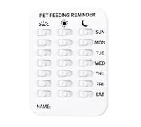 Cat Feeding Reminder Magnet - Fridge Am Pm, Daily Pet Meal Indicator Pet,Mal Organizer | Magnetic Did You Feed The Ct Chart For Kitchen Fridge Kat Owners Supplies Daily Schedule Meal Remi