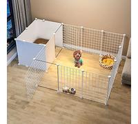 Cat Fence for Pets - Large Detachable Pet Cages for Cats and Ferrets, DIY Design for Versatile Outdoor Space