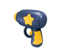 Cat Fetch Toy, Flying Disc Launcher with LED Light Up Spinner and One Click Launch, Interactive Cat Toy for Indoor Play, Plastic Toys for Cats and Kittens (Blue)