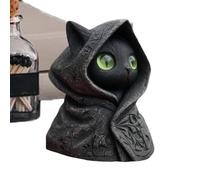 Cat Figure,Resin Mysterious Hooded Cat Figure With Layer,Collectible Decorative Sculpture For Indoor Shelf Home Collectors Desk Board | For Table Home Desk