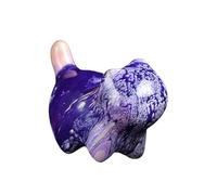 Cat Figurines - Wooden Carved Cat Ornament, Artistic Decorative Mini Statue | Creative Floating Figure Hand Painted for Shelf, Bookcase, Bedside Table, Collector, Living Room