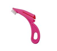 Cat Finger Toothbrush, Safe Cat Toothbrush Gum Care Kit, Nylon Bristles, Ergonomic Handle, Whitening Teeth for Pet Supplies (Red)