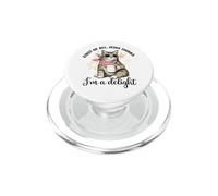 Cat First Of All Jesus Thinks I'm A Delight Religious Women PopSockets PopGrip for MagSafe