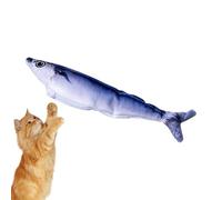 Cat Fish Toy | 150mAh Cat Flopping Fish Toy | Interactive Automatic Electric Realistic Hunting Enrichment with Washable Cover for Boredom Exercise Indoor Outdoor