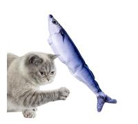 Cat Fish Toy - 150mAh Fish for Cats | Realistic Automatic Interactive for Hunting and Enrichment with Washable Blanket - for Indoor and Outdoor Exercise and Boredom