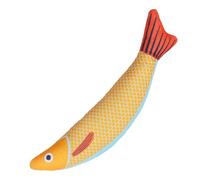 Cat Fish Toy - Catnip Saury Fish Plush Biting Toy | Interactive Cat Teething Toys, Indoor Pet Kicking Toys, Catnip Crinkle Toys for Kitten of All Breeds, Animals