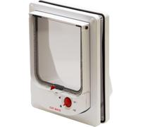 Cat Flap Electromagnetic Secure Entry Cat Mate White 1 Unit