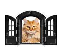 Cat flap suitable for interior with French retro style system