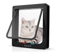 Cat Flap (XL 29 x 25.5 x 6 cm, Black)