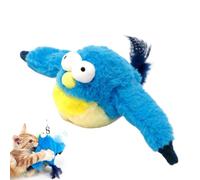 Cat Flapping Bird Toy - Electric Teaser for Bored Pets | Flying and Twitter Bird for Young Cat and Adult | for Living Room Bedroom Office Garden Balcony Indoor Ex