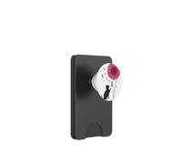 Cat Flower Paw For Cure Breast Cancer Awareness Support PopSockets PopWallet for MagSafe