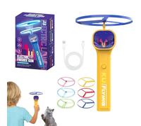 Cat Flying Disc Toy | Efficient Launching Kitten Fetch Play Toy - Cat Active Entertainment Flying Saucer,for Training Behavior Development Mental Stimulation Owner Bonding Time Pet Indoor Outdoor Yard