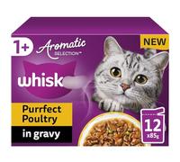 Cat Food 1 Plus Purrfect Poultry in Gravy 12 x 85g - Delicious Meal for Your Cat - Great for Maintaining a Healthy Diet
