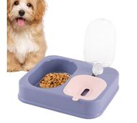 Cat Food and Water Bowl Set,Automatic Dog Feeders,Automatic Food Dispenser with Water Bowl | Bunny Food Water Dispenser Set, Dishes Do