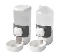Cat Food and Water Dispenser Set - Cat Food Dispenser - Pet Feeder and Water Dispenser Set, Dog Feeder and Dog Water Dispenser for Dogs Cats Pets