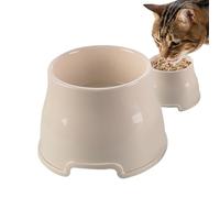 CAT FOOD BOWL | Cat Food Bowl Raised - Protects Pet Barks, Kitten Outdoor Travel Veterinarian Recovery Minimizes Pet Neck Burden, Promotes Ergonomic Relief During Meals, Reduces Long-Term Health