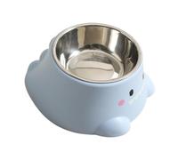 Cat Food Bowl - Dog Bowl for Dogs Leak-proof & Tilt-Proof Pet Bowl for Feeding and Drinking for Multi-Cat Households, Senior Cats, Puppies, Kittens and On the Go