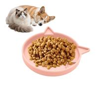 Cat Food Bowl - Interactive Non-Slip Silicone Feeder, Dog Bowl for Slowing Food Absorption, for Feeding in the Living Area, Clean Floors, Digestive Aid for Kittens and Puppies