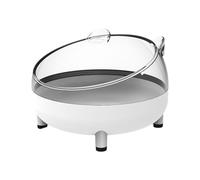 Cat Food Bowl, Raised Cat Bowls, Raised Cat Bowls for Indoor Cats, Anti-Spill Inclined Cat Food Bowls with Cat Ear and 4 Legs, Wide Flat Cat Bowl for Cats