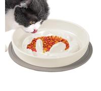 Cat Food Bowl Slow Feed, Slow Feeder Cat Bowl, Slow Feeding Pet Bowl, Cat Slow Food Bowl, Slow Feed Dish For Cats, Slow Eating Cat Bowl, Pet Slow Feeding Bowl, Slow Feeder For Small Dogs
