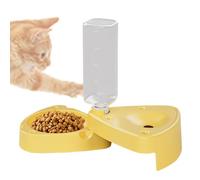 Cat Food Bowls | Foldable Feeding Station | Removable Cat Food and Water Bowl - For Feeding In The House Living Room Floor Pet Accessories