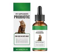Cat Food Digestive Drops - 60ml Cat Supplements | Pet Supplements, Digestive Drops For Cats | Pet Gut Function Booster Daily Wellness Drop For Food Treat Milk Indoor Kittens Travel Water Daily Care
