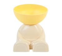 Cat Food Dish, Raised Pet Feeding Bowl, Angled Pets Feeder for Comfortable Eating, Sweet Design with Long-Lasting Use, Pet Accessory Non-Slip Base, Kitchen Outdoor Indoor Home