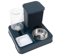 Cat Food Dispenser Set Food and Water for Small Pets and | Self-feeding Station Water Cats Large Capacity Portion Control Voice Recorder for and Dogs