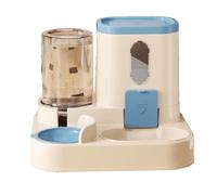 Cat Food Feeder and Waterer Set Automatic Food Feeder Water Dispenser | Food for Cats, Small Dogs, Kittens, Puppies, Pets, Indoor Household Automatic Feeder Water Bowl Dispenser S
