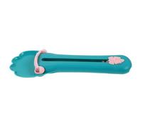 Cat Food Feeding Spoon Plastic Blue Cat Claw Shaped
