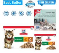 Cat Food Hills Feline Kitten Mpk Cig Poultry 12Pk 85g