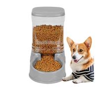 Cat Food Maker Automatic Hydration Dispenser Unit, Large Capacity Pet Chow Container | Indoor Outdoor Drinking Bowl Module, Filled