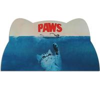 Cat Food Mat - Pet Feeding Mat for Floor, Non-Slip, Waterproof, Super Absorbent, Easy to Clean, Blue, Cat, Dog 12.2''x19.7''