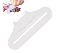 Cat Food Pouch Squeezer, Easy Squeeze Cat Treat Dispenser, Cats Treat Squeezer, Wet Snack Scraper 3D Printing, Cats Strip Feeder Spoon For Sauce Bag Kittens Dogs Home Kitchen Pet Lovers Cooking Eating