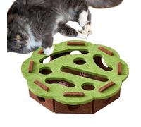 Cat Food Puzzle | Interactive Slow Feeder for Animals, Sensory Bell Dispenser for Fodder and Mental Stimulation for Senior Cats, Kittens, Puppies, Indoor and Outdoor Use