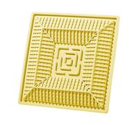 Cat Food Puzzle Mat - Waterproof Interactive Thinking Tray, Soft Silicone Without Skidding | Fun Brain Awakening Accessory with Wet Dry Food Dispenser for Puppy Feline Ma