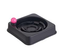 Cat Food Slow Feeder Bowl - Interactive Anti-Gulping Pet Feeding Dish,Healthy Eating Puzzle Feeder Dish - for Dorm Apartment Bedroom Living Room Balcony