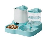 Cat Food Water Dispenser - 32 x 30 x 25 cm Automatic Feeder, Leak-proof PP Bowl, Double Pet Feeder with 1.8L Food and 2.2L Water Capacity | Feeder for the
