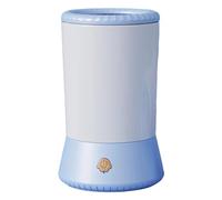Cat Foot Cleaning Tool, Electric Grooming Cup, Electric Pet Foot Washer Cup, Efficient Foot Cleaner, ABS Silicone Grooming Tool, Available in White Pink and White Blue, 17x10.6x9.6 Cm for Dog and Cat