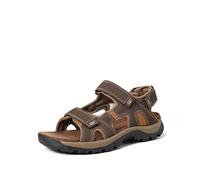 Cat Footwear Giles Open Toe Sandals, Brown (Mens Dark Brown), 10 UK