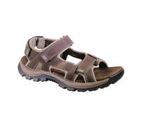 CAT Footwear - Giles Sandals for Men, Made from Full-Grain Leather, Durable, Cushioning Moulded EVA Sockliner, Adjustable Straps, Great for Summer and Outdoor Adventures - Dark Brown - 11