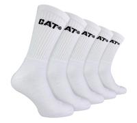 Premium Work Socks Pack of Five, White 9-11