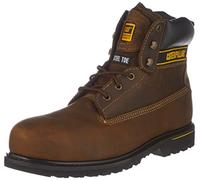 Caterpillar Work Boots Holton S3 Lace-Up Wide Fit Brown UK 10 C (EU44/US11)