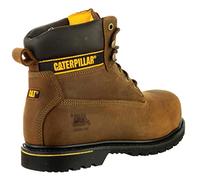 Caterpillar Work Boots Holton S3 Lace-Up Wide Fit Brown UK 10 C (EU44/US11)