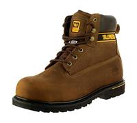 CAT Holton Safety Boots Brown Size 12
